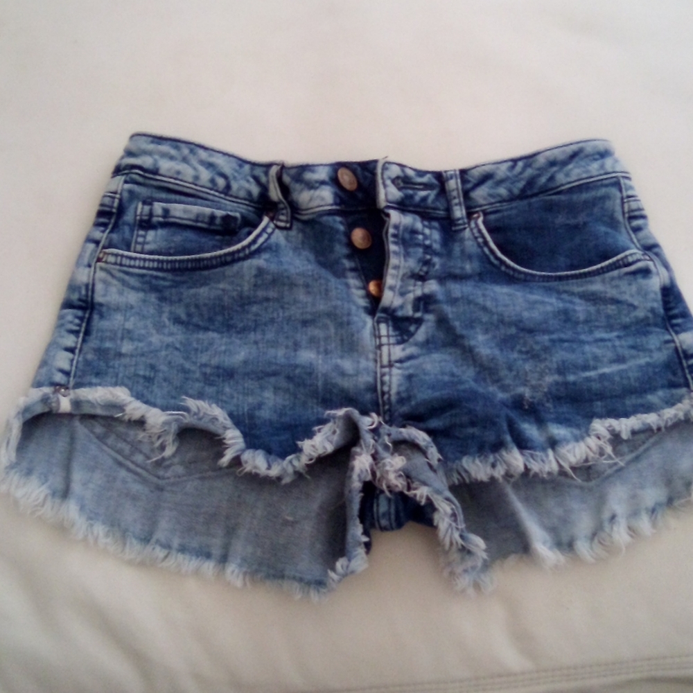 Denim shorts